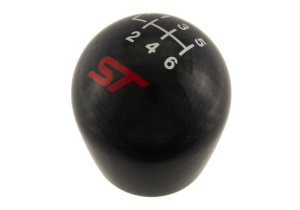 Ford Focus Shift Knob - Ford Racing - Carbon Fiber - Black - `13-`17